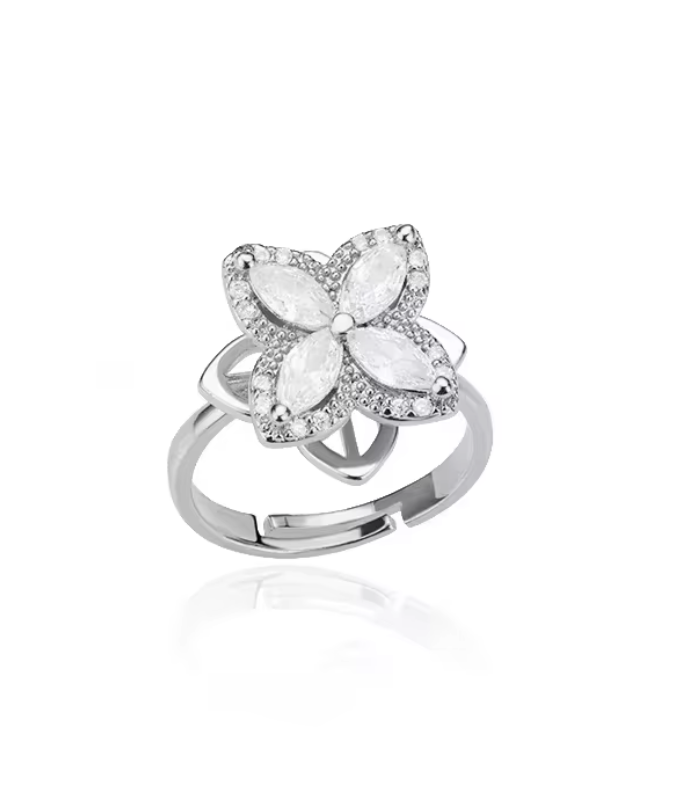 Blossom Ease Spinner Anxie Ring