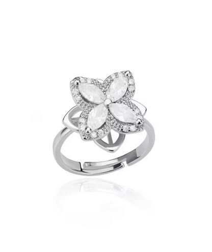 Blossom Ease Spinner Anxie Ring